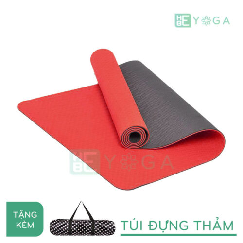 Thảm Yoga TPE Eco Friendly màu đỏ