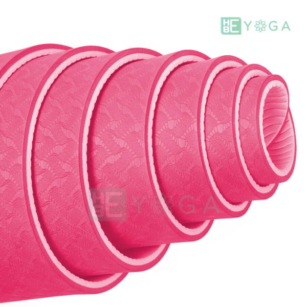 Thảm Yoga TPE Eco Friendly màu hồng 2