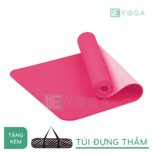 Thảm Yoga TPE Eco Friendly màu hồng