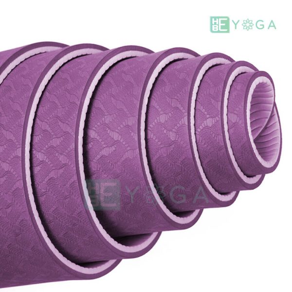 Thảm Yoga TPE Eco Friendly màu tím 2