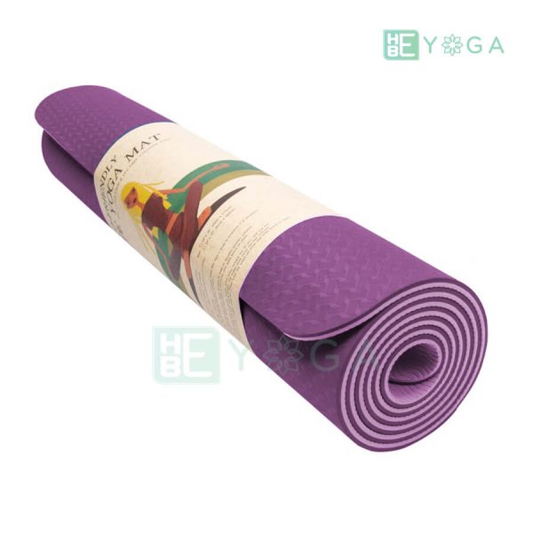 Thảm Yoga TPE Eco Friendly màu tím 3