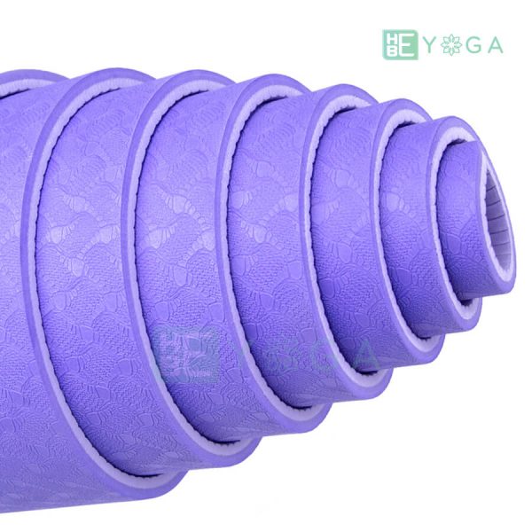 Thảm Yoga TPE Eco Friendly màu tím môn 2