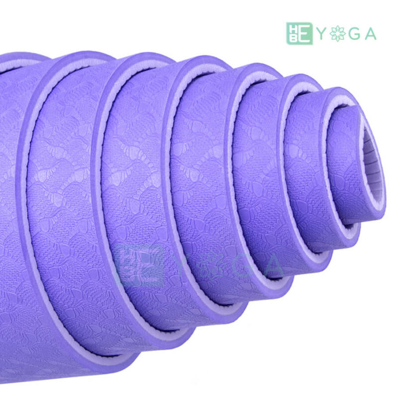 Thảm Yoga TPE Eco Friendly màu tím môn 2