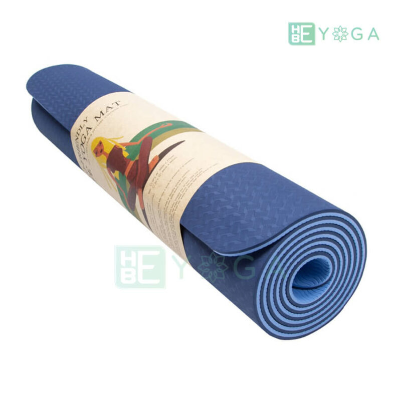Thảm Yoga TPE Eco Friendly màu xanh dương 3