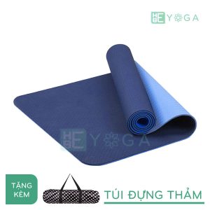 Thảm Yoga TPE Eco Friendly màu xanh dương