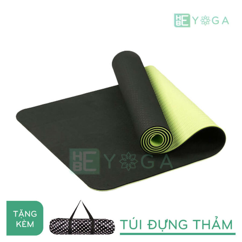 Thảm Yoga TPE Eco Friendly màu xanh rêu
