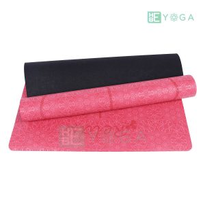 Thảm Yoga Định Tuyến PU Cao Cấp (Màu Đỏ) 2
