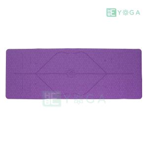 Thảm Yoga Định Tuyến PU Cao Cấp (Màu Tím) 1