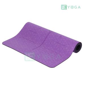 Thảm Yoga Định Tuyến PU Cao Cấp (Màu Tím) 2