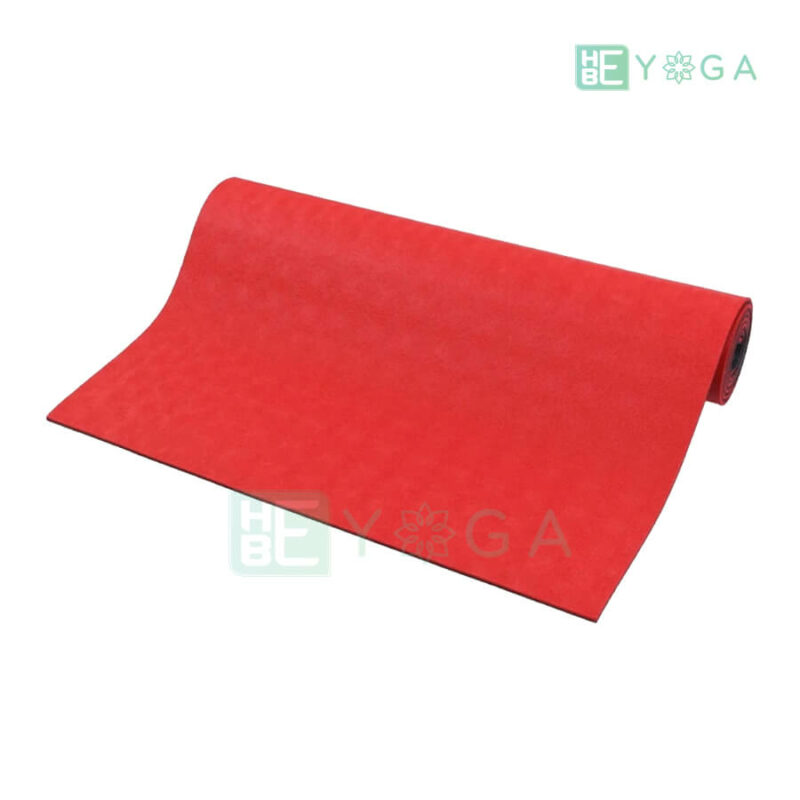 Thảm Yoga TPE Relax Cao su non 6mm 2 lớp màu đỏ 1