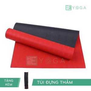 Thảm Yoga TPE Relax Cao su non 6mm 2 lớp màu đỏ