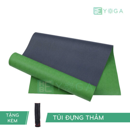 Thảm Yoga TPE Relax Cao su non 6mm 2 lớp màu xanh lá