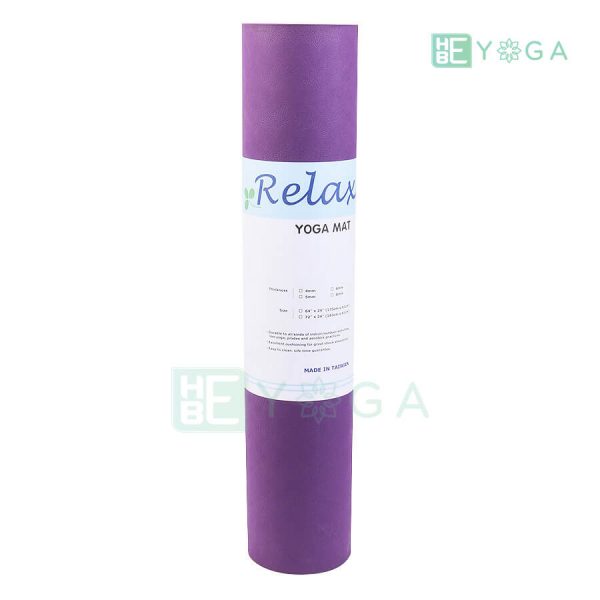 Thảm Yoga TPE Eco Relax màu tím đậm 3