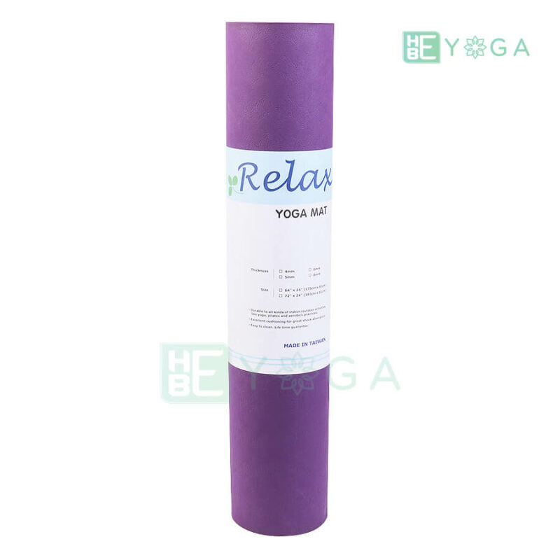 Thảm Yoga TPE Eco Relax màu tím đậm 3
