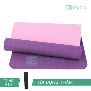 Thảm Yoga TPE Eco Relax màu tím đậm