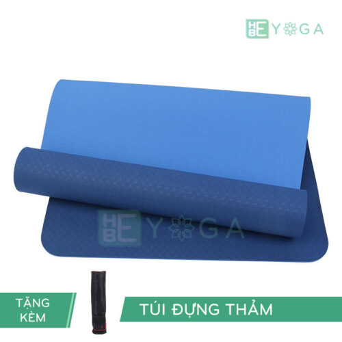 Thảm Yoga TPE Eco Relax màu xanh dương