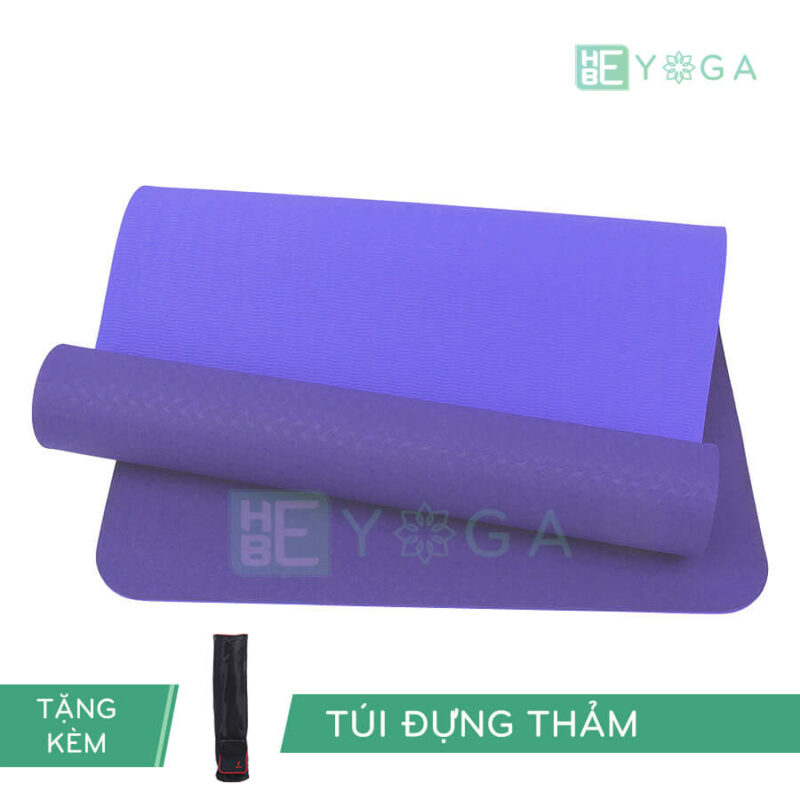 Thảm Yoga TPE Eco Relax màu tím môn