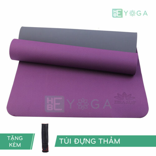 Thảm Yoga TPE ZERA màu tím