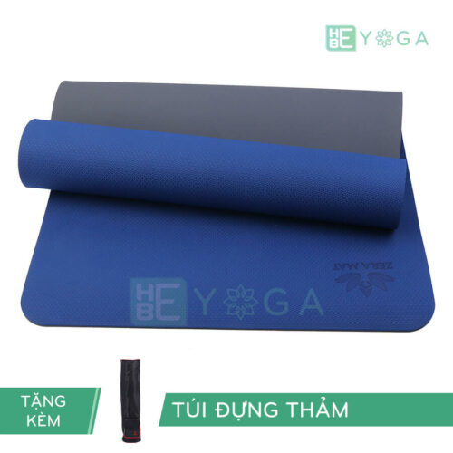 Thảm Yoga TPE ZERA màu xanh dương