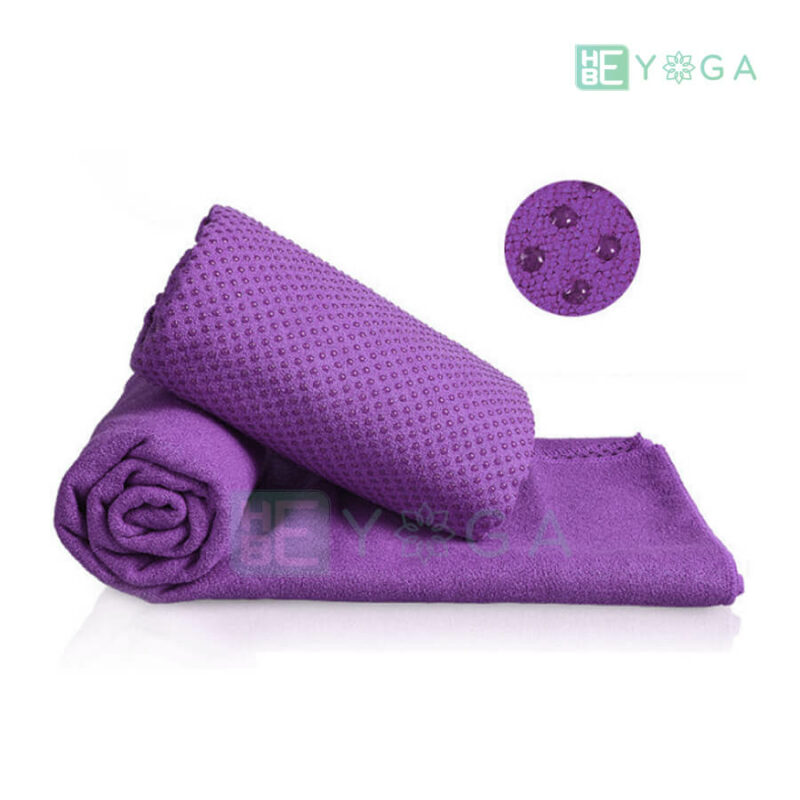 Khăn trải thảm Yoga màu tím