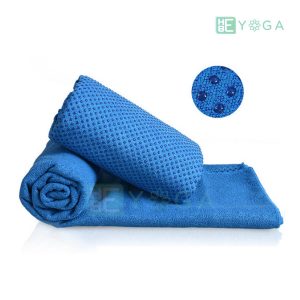 Khăn trải thảm Yoga màu xanh dương