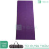thảm yoga định tuyến tpe 2 lớp 6mm (màu tím đạm)