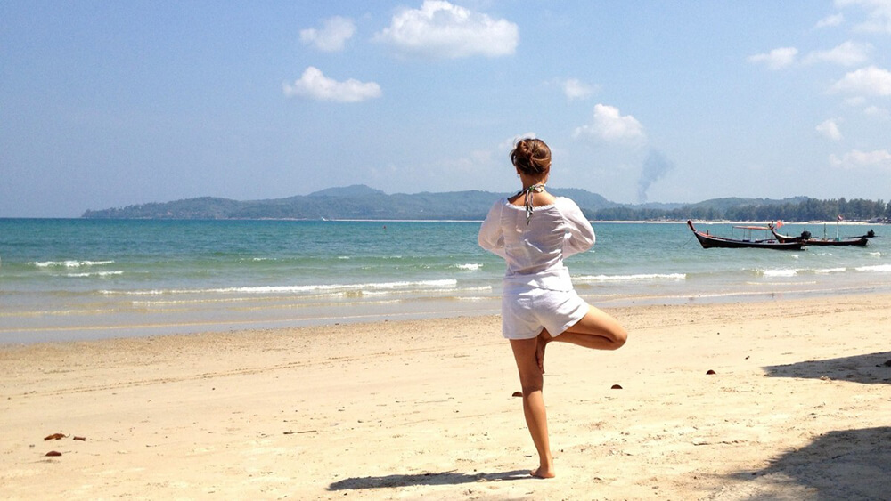 Yoga trên bãi biển